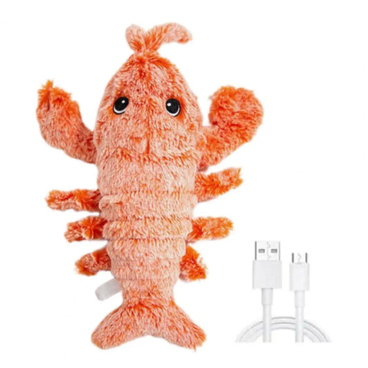Three Vibration Modes Pet Toy Pet Toy with Vibration Modes Electric Lobster Toy for Dogs Cats Usb Rechargeable Vibration Modes
