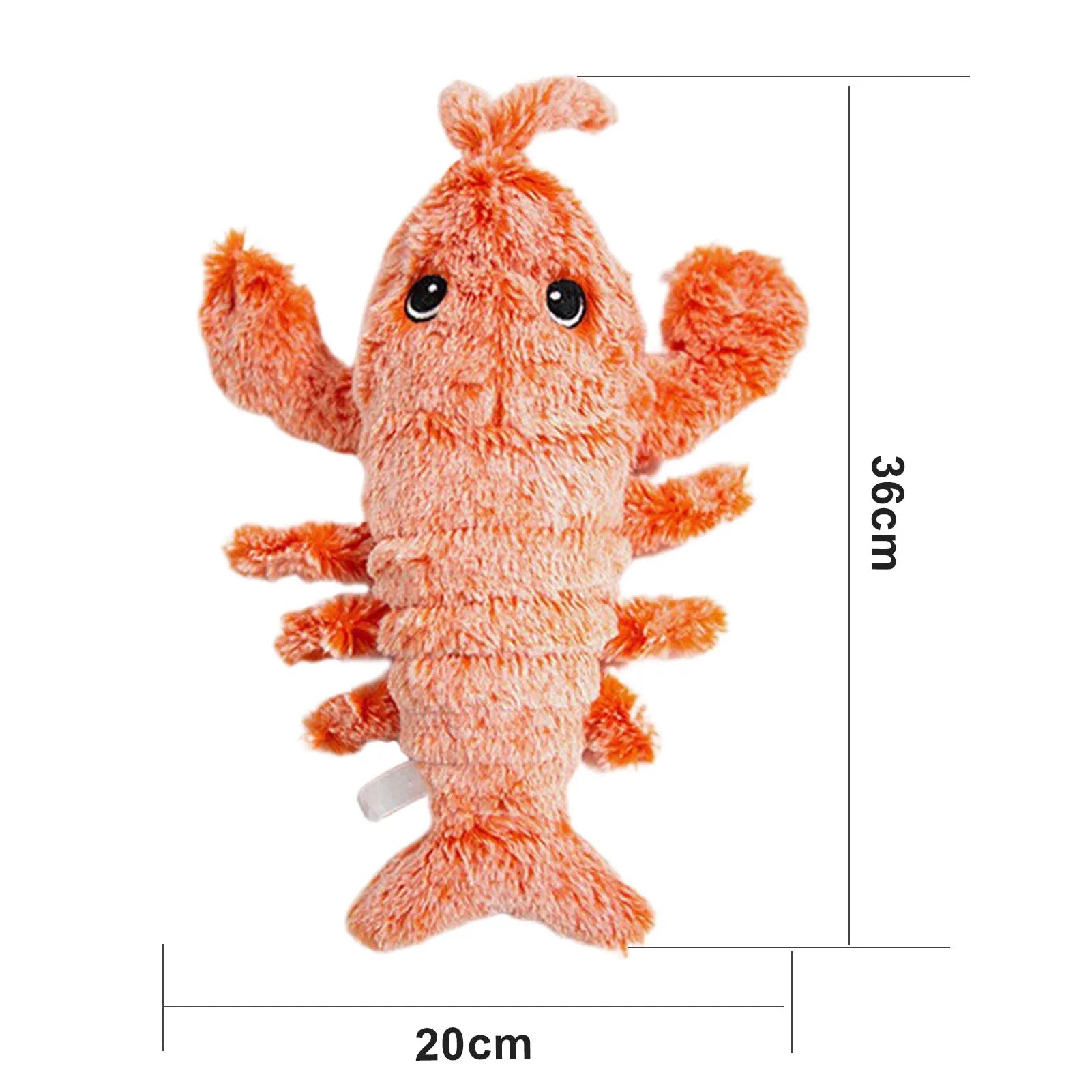 Three Vibration Modes Pet Toy Pet Toy with Vibration Modes Electric Lobster Toy for Dogs Cats Usb Rechargeable Vibration Modes